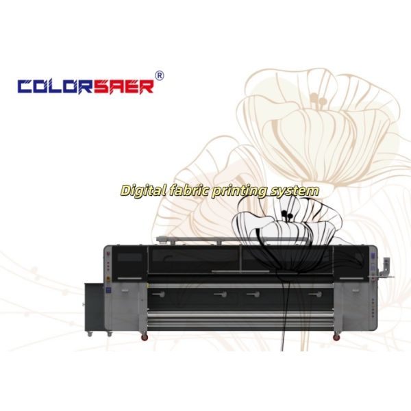 China Supplier SAER Industrial Grade High Speed Digital Textile Printer High-end Printing System For Polyester & Cotton