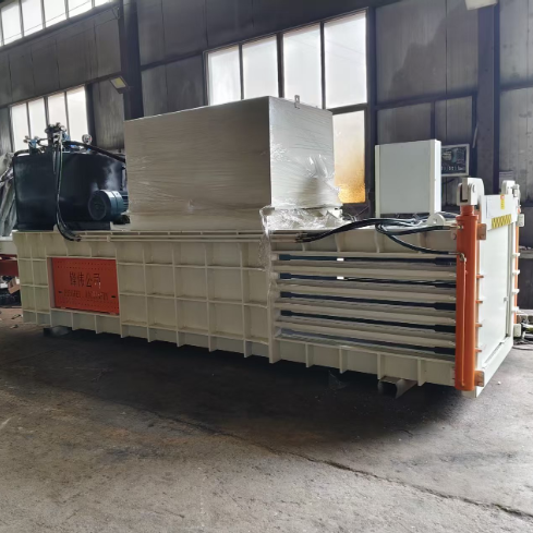 Two Ram Automatic Paper Baler Horizontal Baling Press Machine 8-20 Tons/Hour