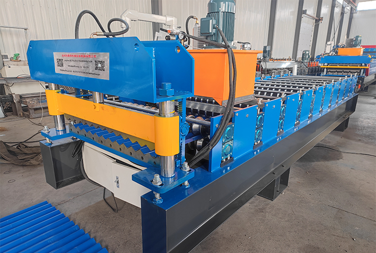 Automatic Hydraulic PLC Control Steel Profile Corrugated Roof Making Roll Forming Machine