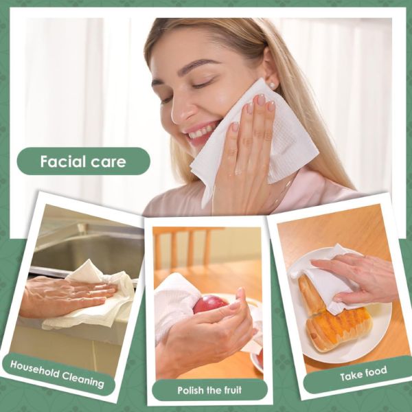 Upgrade Package Biodegradable Disposable Clean Face Towel Clinically Tested