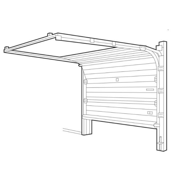 120 Watt Garage Roller Door Opener , 800N Residential Garage Door Opener 433.92Mhz