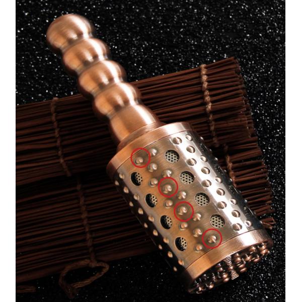 Abdomen Hand and Leg Moxibustion Massage Moxa Roll Burner Stick with Pure Copper