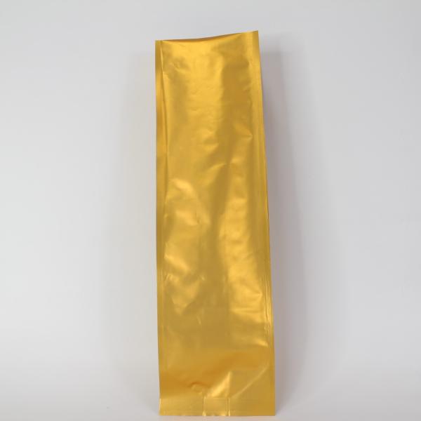 Custom Logo Side Gusset Aluminum Foil Bag Waterproof Tea Packaging Bag With Valve