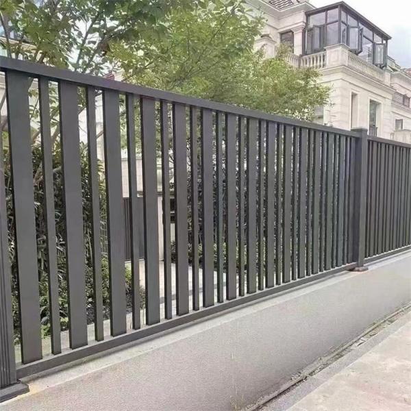 Long Service Life Advantage Aluminum Slat Metal Fence Elegant Balustrades Handrails