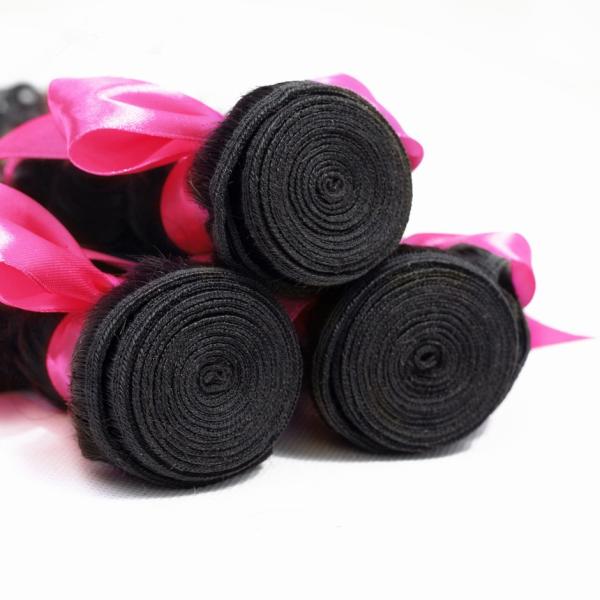 Healthy Remy Indian Hair Extensions / 22 Inch Hair Bundles With Closure Kinky Curl