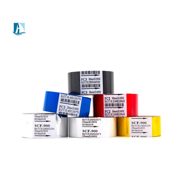 Red Color Multi Color Ribbon 30mm*100m Hot Foil Ribbon for Date Coding Efficiency
