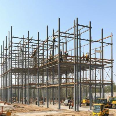 S355 S235 High Rise Steel Building Steel Stucture Solution Customized