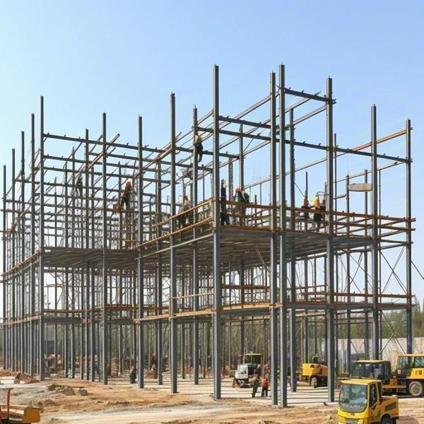 S355 S235 High Rise Steel Building Steel Stucture Solution Customized