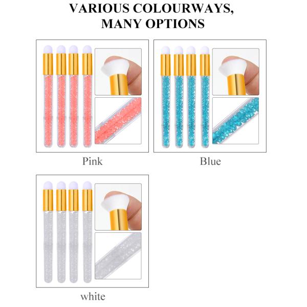 Щетки лицевого макияжа носа губы яркого блеска очищая для рекламы