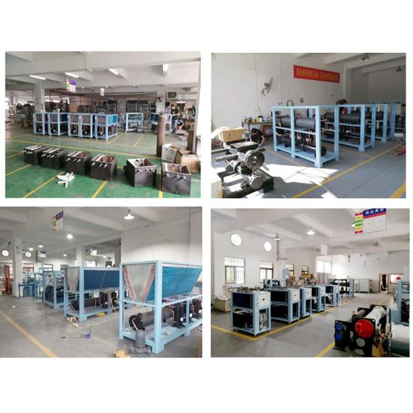 R407C Refrigerant Industrial Water Chiller with 29000W Cooling Capacity and 2 Compressors for Plastics Injection Production