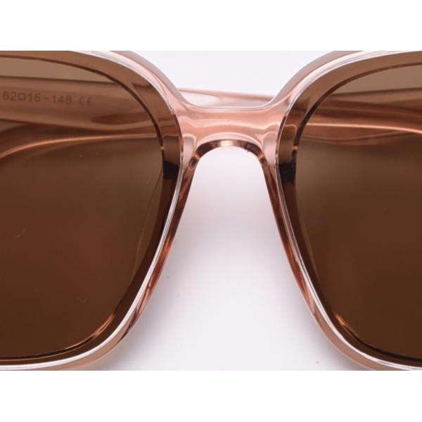 Ultralight TR Polarized UV Resistant Frida Square Rimmed Sunglasses