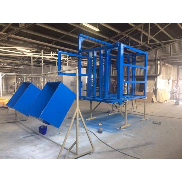 Jet électrostatique bleu élégant de peinture de poudre de résine de polyester de pièces d'auto