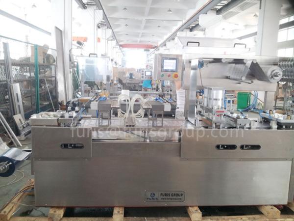 Blister Pack Sealing Machine / Blister Packaging Machine With Peristaltic Pump For All Kinds Liquid