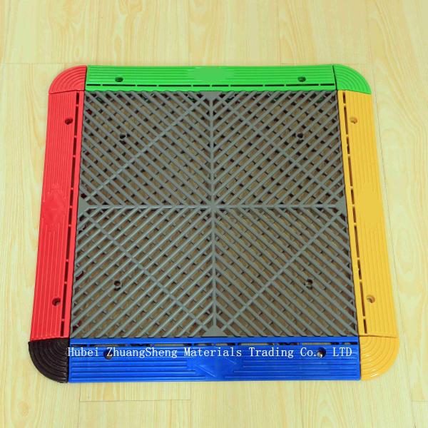 1.8mm Plastic Walkway Grating/ Plastic Permeable Floor / Outdoor Non Slip Plastic Flooring By Plastic Injection Molding