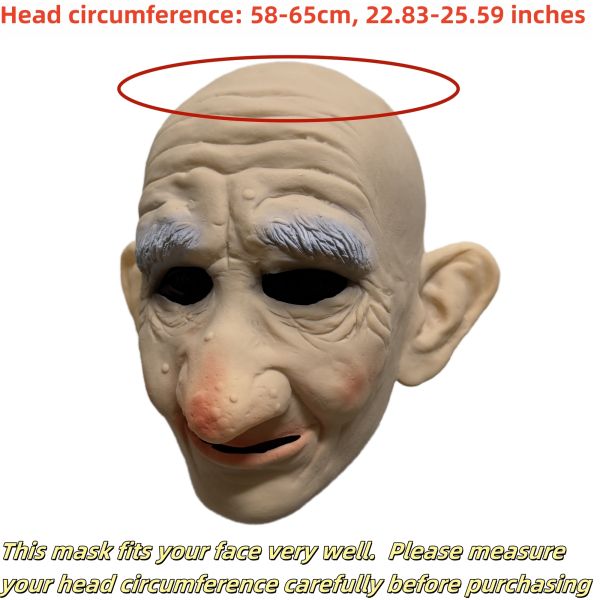 Lightweight Latex Mask for Daily Use in Crowded Environments with One Size Fit Most Design