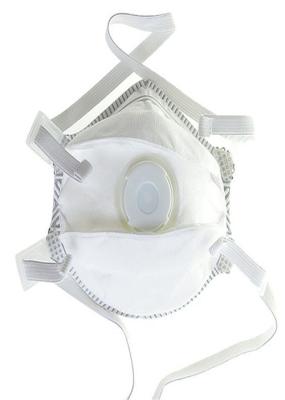 Anti Pollution Fluid Proof FFP2 Dust Mask With Adjustable Head Strap