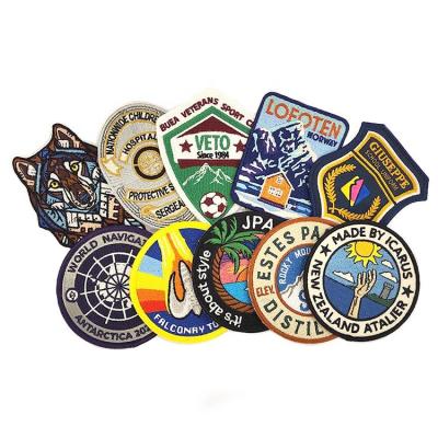 Embroidery Fabric Cloth Custom Patch Iron on Patch 3D Embroidered Patches