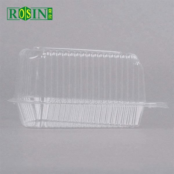 Triangular PET Plastic Bakery Packaging Cake Packaging Plastic Box Transparent