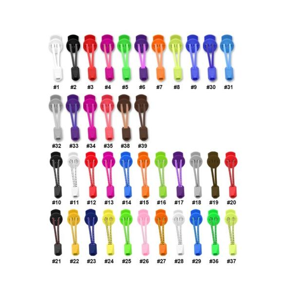 2.8mm 2.9mm Fast Shoe Laces Triathlon Race Gear For Marathon Runner