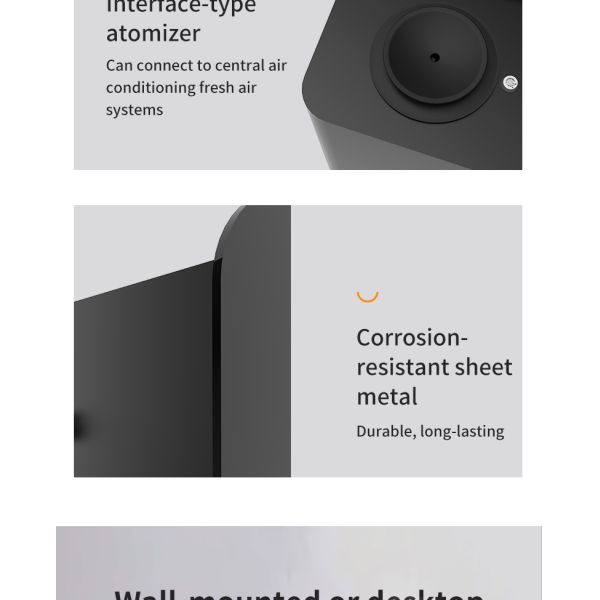 Remote Control Intelligent Aroma Diffuser Machine For Large Room 2000cbm Coverage 500ml