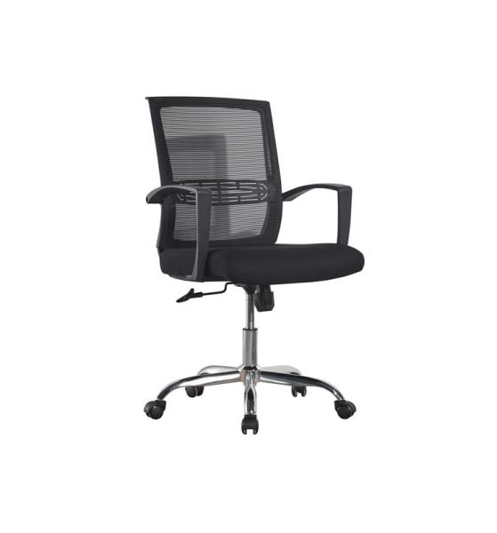 Office Guest Chairs Back Support Fully Adjustable Ergonomic Black Office Desk Chair