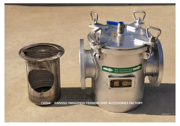 Straight Through Marine Coarse Water Filter Straight Through Suction Coarse Water Filter As125 Cb/T497-2012