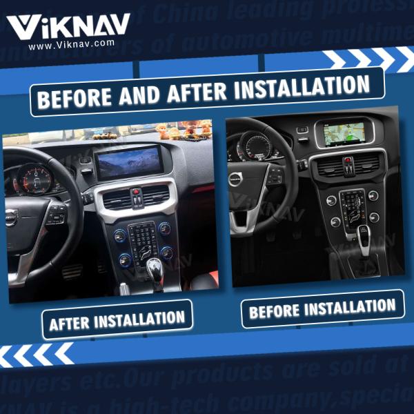 Viknav LHD LCD V40 Volvo Сенсорный экран 2011-2019 GPS навигация 1920x1200