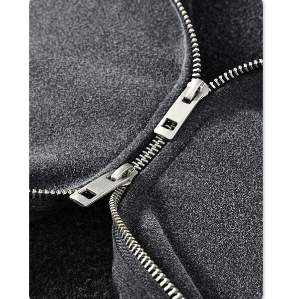 Colarinho alto zip up Hoodie suéter 3d impressão puff roupas de rua pulôver masculino estilo manga regular