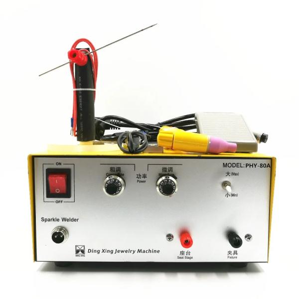 400W Jewelry 80A Pulse Argon Spot Welder Welding Machine
