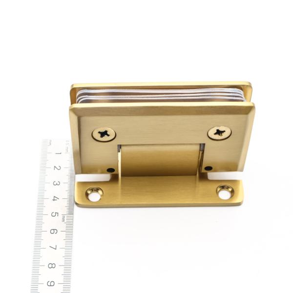 Самозакрывающийся стеклянный занавес 135 для 8 мм стеклянных дверей Сатин стальной двери окна штыки штыки