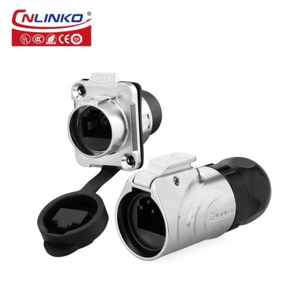 Customized Cable Industrial RJ45 Connector Waterproof Ip68 for Signal Transfer