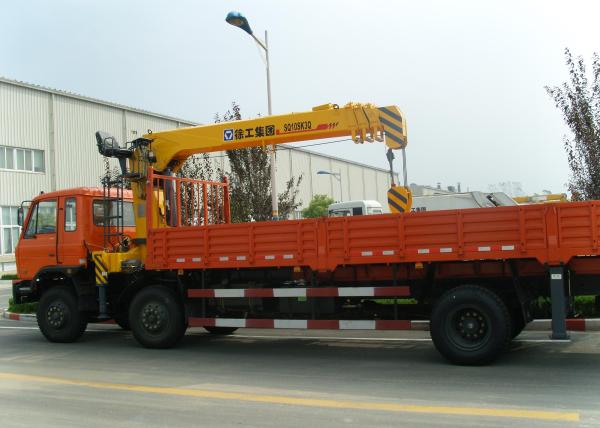 10T XCMG Mobile Telescopic Boom Truck Mounted Crane With Wire Rope