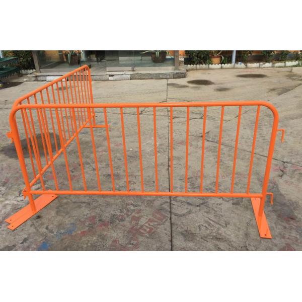 Steel Construction Crowd Control Fencing Panel , Crowd Safety Barriers