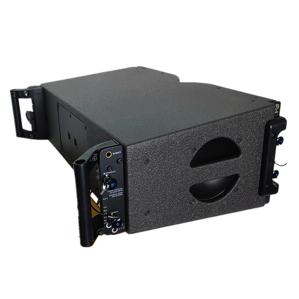 450 watt line array pa speaker dual 8 inch bi-amp sound system