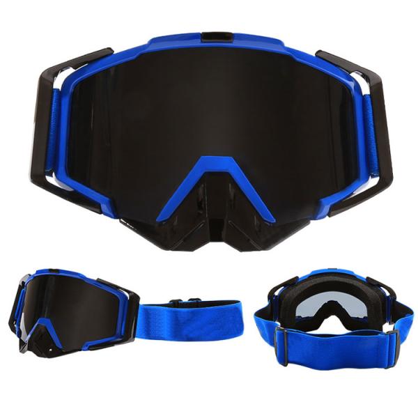 Adult Motorcycle Off Road Dirt Bike Goggles with Anti-UV100% Function and Custom Frame
