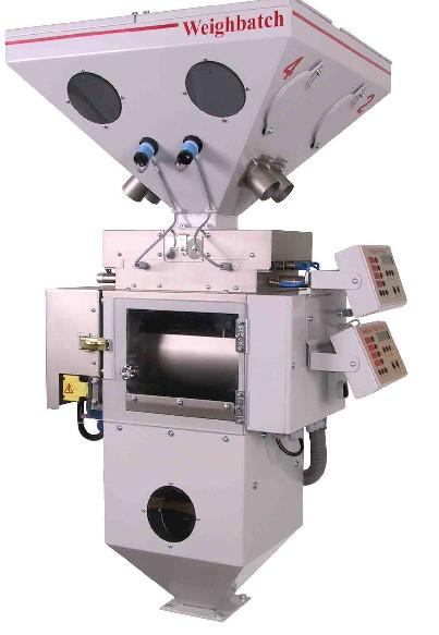 AC 380V Automatic Electric Gravimetric Mixer For Industrial Raw Plastic