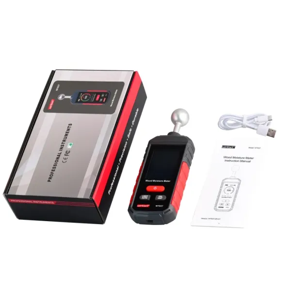 WT637 Digital Wood Moisture Meter for Wood Bamboo Paper Chinese Medicinal Materials