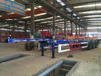Trailers à semi-container de 40 pieds de type squelettique Transport lourd