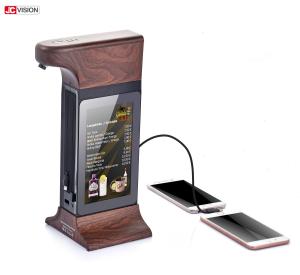 7inch Double Sided Screen Hand Dispenser Sanitizer Digital Advertising Kiosk