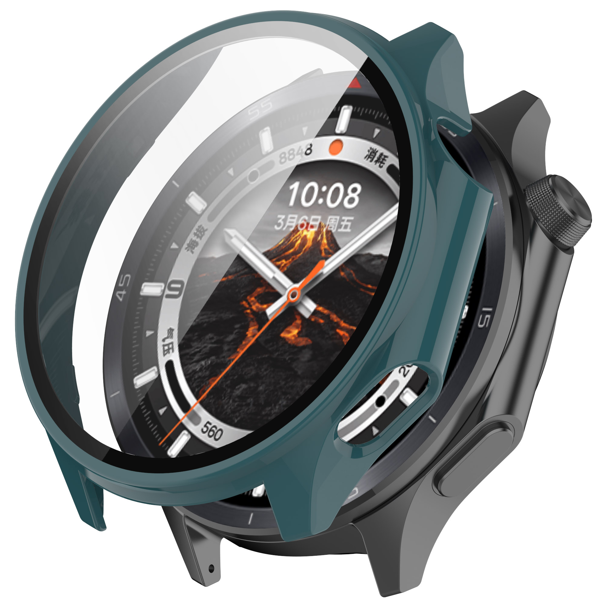 Cover Shell Case for OPPO Watch X2 with Tempered Glass Film for Watch 3 Screen Protector Film Cover Scratchproof Case
