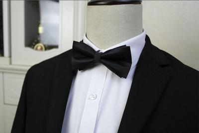 Wholesale Red Polyester Solid Color  Bowtie Wedding Bow Ties for Men Custom