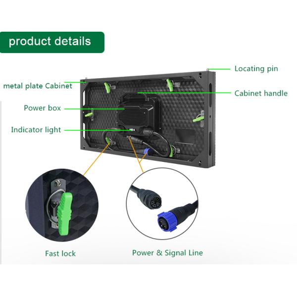 P10 Led Display Mobile Led Screen Rental  Wall Full Color Outdoor Led Video Led Display