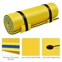 Pedaço flutuante 3 camadas espessas espuma float mat piscina lago função pesada