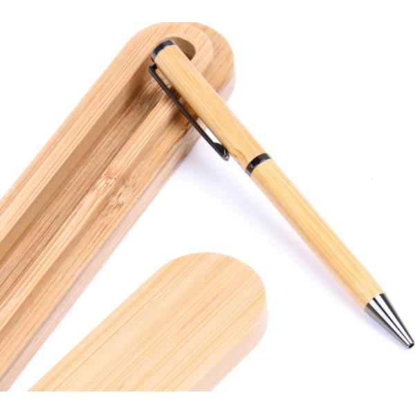Environmentally friendly pen bamboo advertising pens with gift box,bamboo pen with laser logo