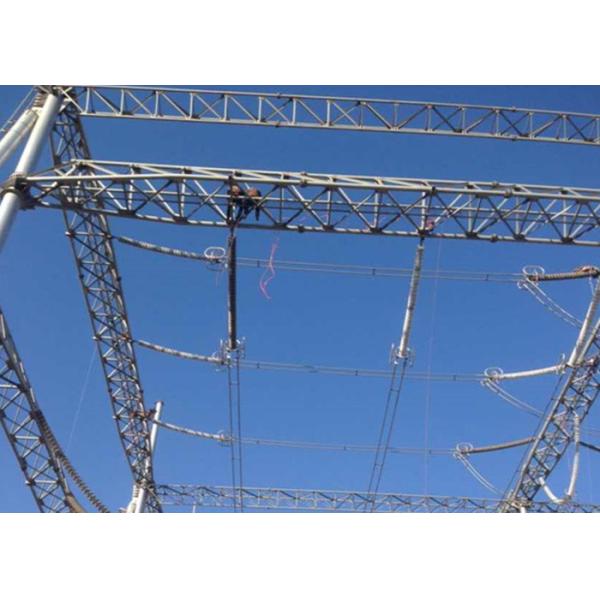 500kv Bus Support Substation Structure BS / EN S355JR / S235JR Material