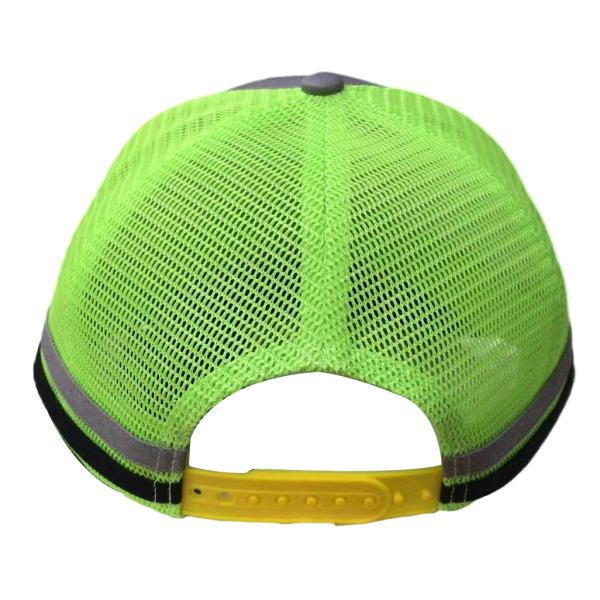 Pre Curved Cotton Mesh Custom Trucker Hat With Embroidery