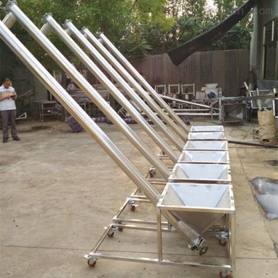 Inclined Cement Screw Tube Conveyor 1.5KW Power For Cement And Grain