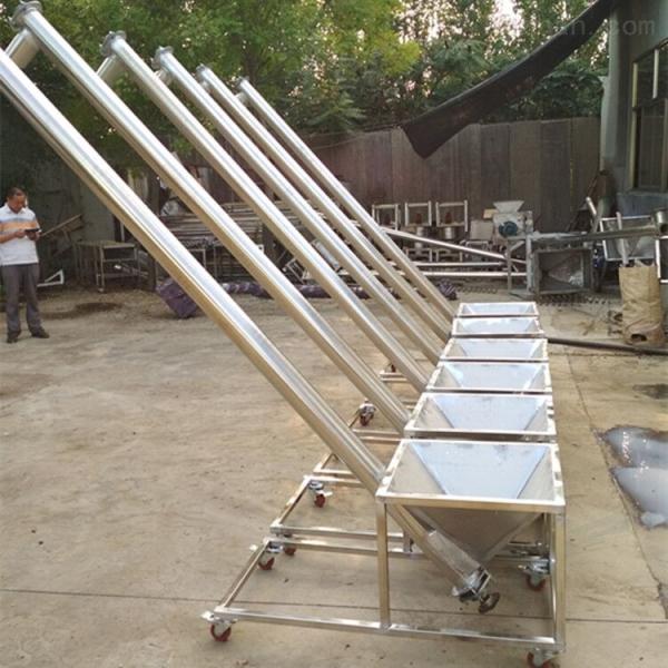 Inclined Cement Screw Tube Conveyor 1.5KW Power For Cement And Grain