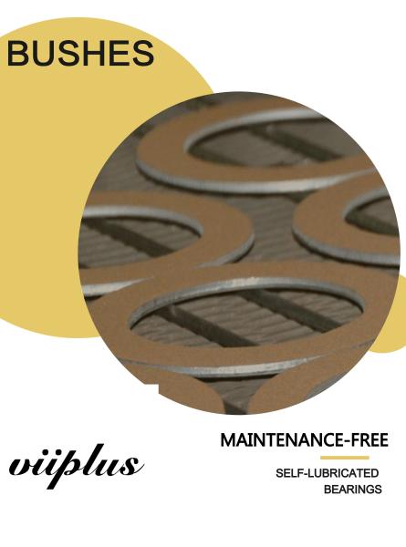 Metal - Polymer Bronze Thrust Plate  Washer Excellent Heat Dissipation