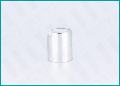 Tampão plástico UV 20/415 da parte superior do disco na prata brilhante com o atuador branco para geles